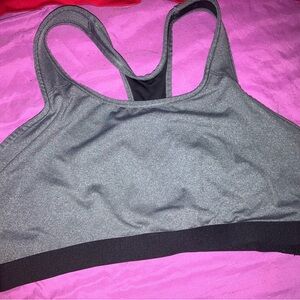 Avia Gray and Black Sports Bra